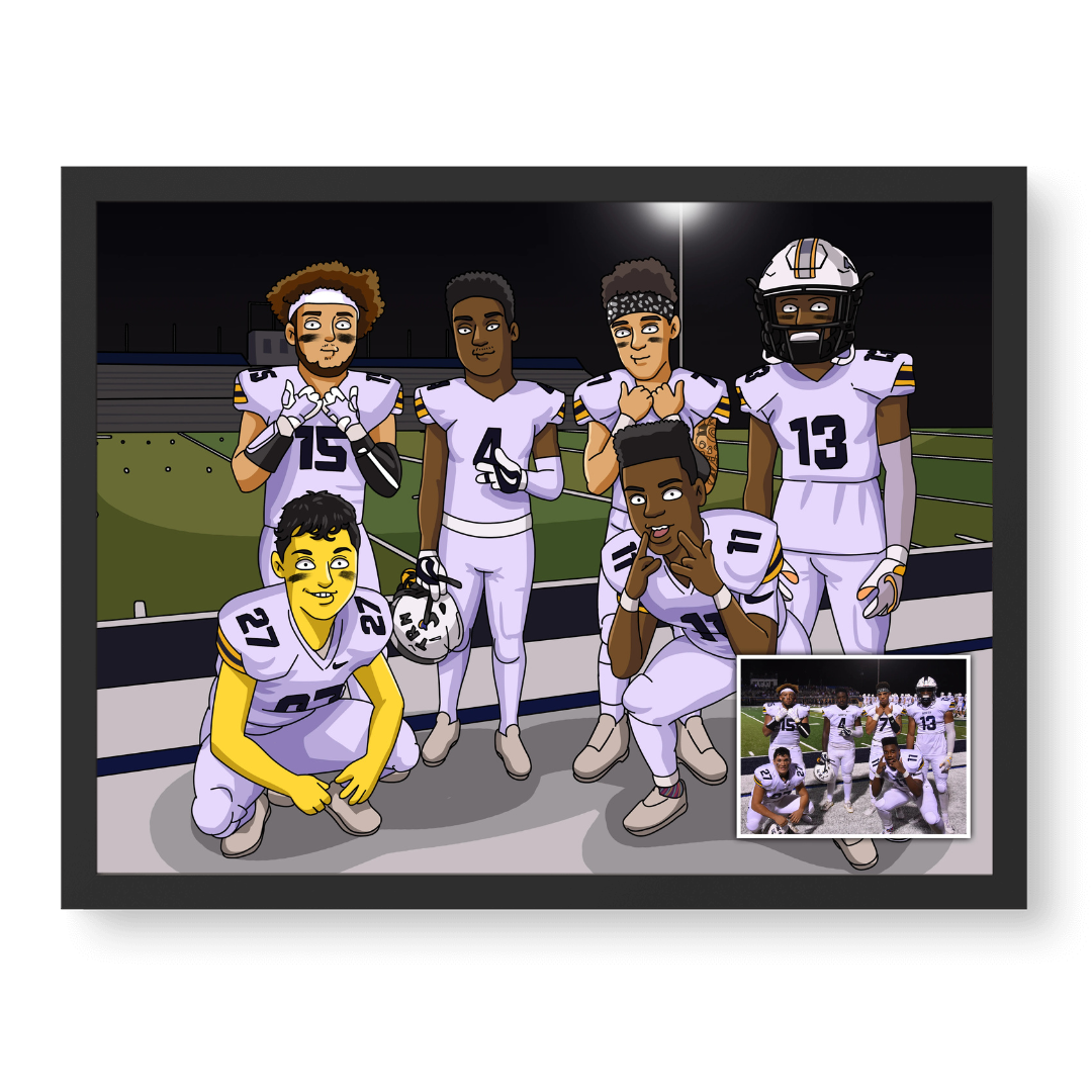 RETRATO PONTE AMARILLO FONDO PERSONALIZADO