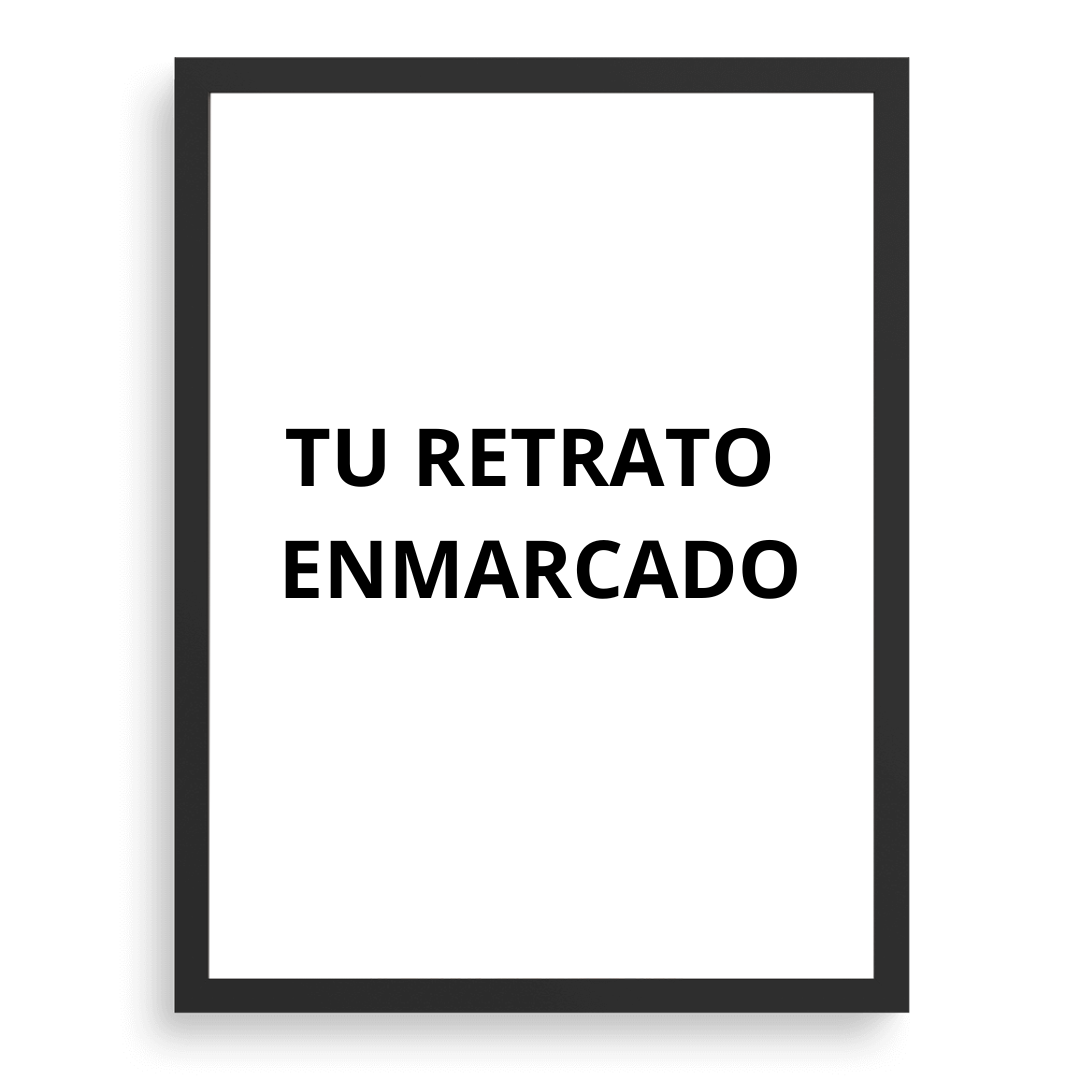 Enmarca tu retrato 50% off