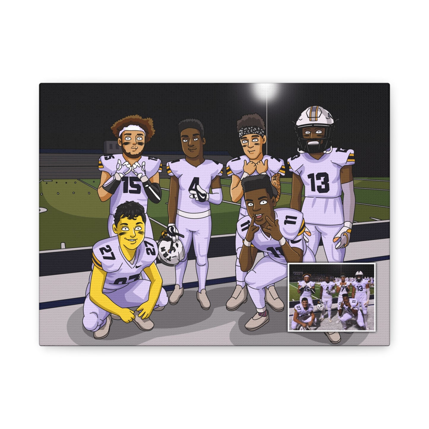 LIENZO PONTE AMARILLO FONDO PERSONALIZADO