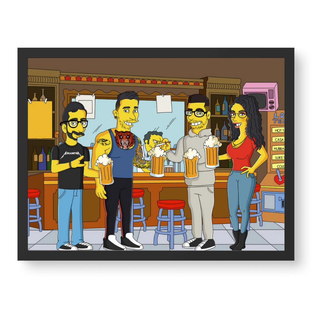 RETRATO SIMPSON BAR