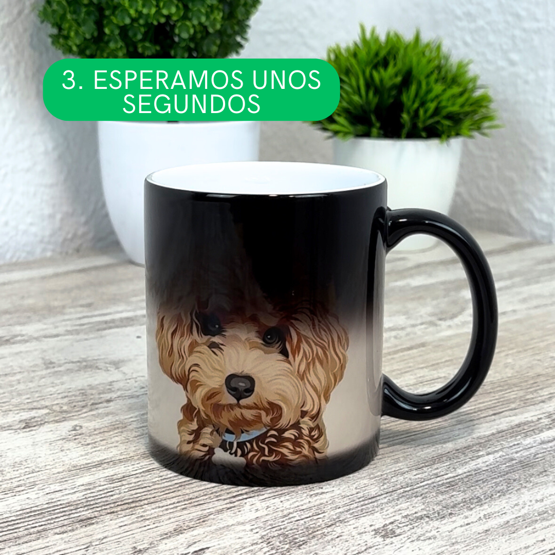 TAZA PELUDA MAGICA