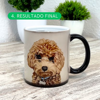 TAZA PELUDA MAGICA