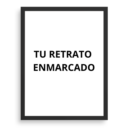Enmarca tu retrato 50% off